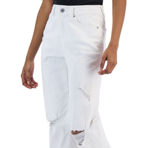 I.N.C. International Concepts Size 2 / 26 Mid Rise Ripped Boyfriend Jeans NWOT - Picture 3 of 7